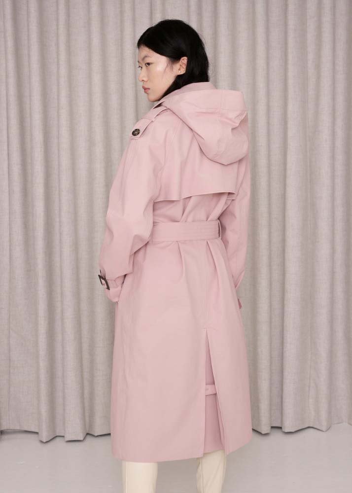 Waterproof Timeless Trench - Pink