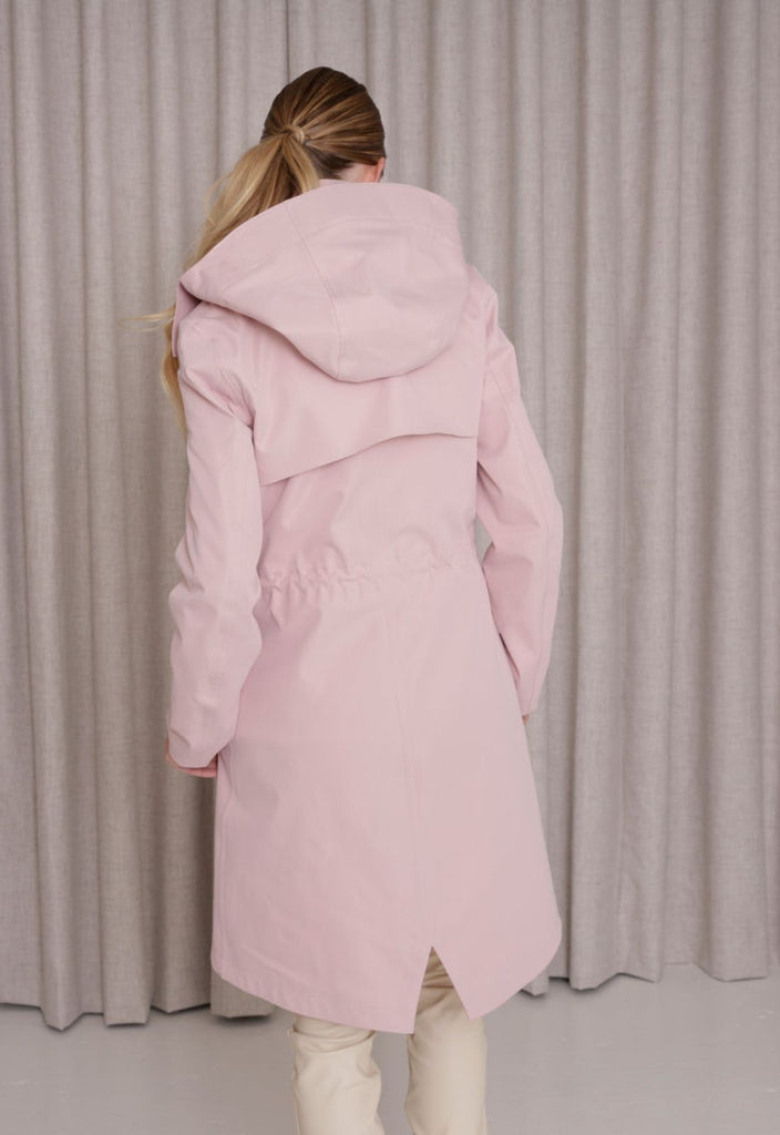 Tailored Waterproof All-Weather Parka - Pink