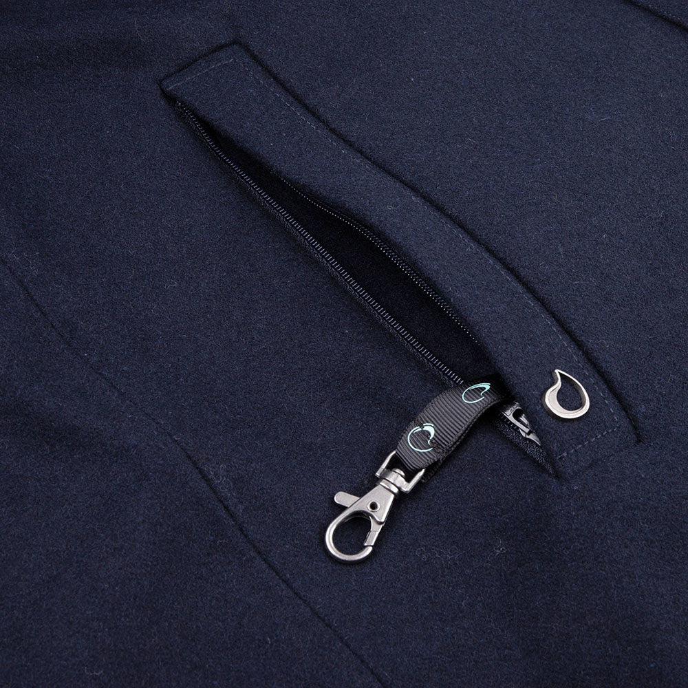 mens trench coat with a keycord