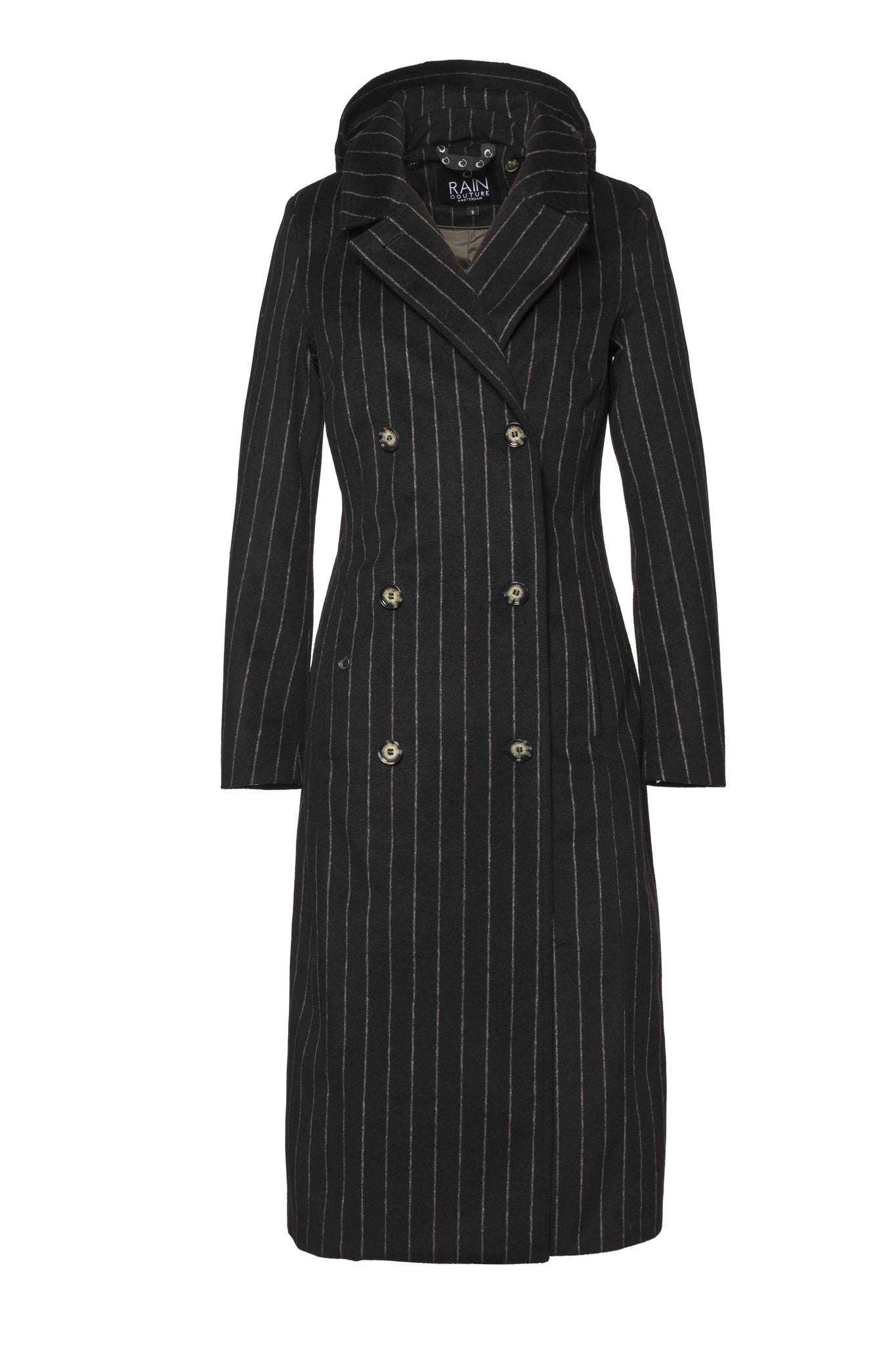 black wool trench waterproof