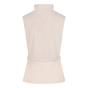 2-In-1 Teddy Jacket & Bodywarmer | Cream